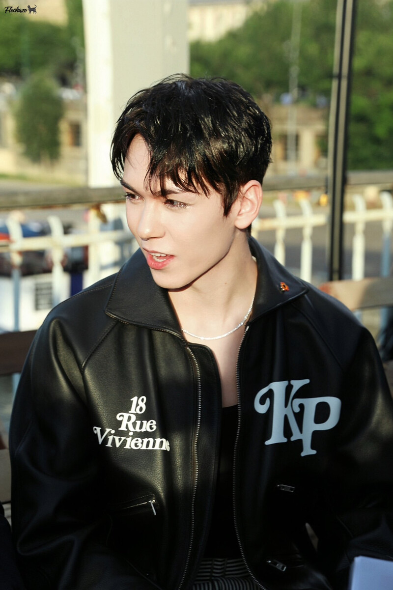 230624 SEVENTEEN VERNON at the Paris Fashion Week for KENZO documents 2