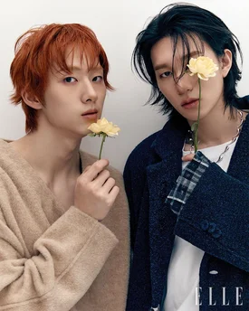 THEO and JIUNG for ELLE Korea April 2024 Issue