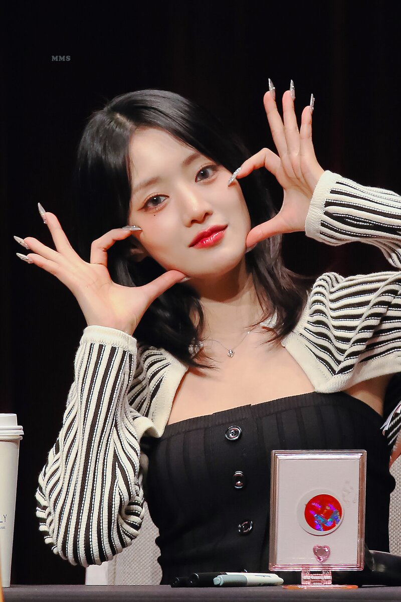 240204 (G)I-DLE Minnie - MAKESTAR Fansign Event documents 2