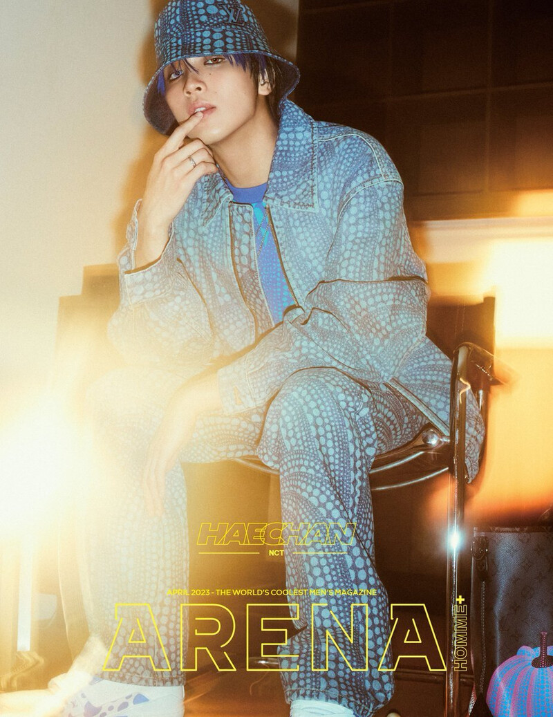 NCT HAECHAN for ARENA HOMME+ Korea x LOUIS VUITTON April Issue 2023 documents 2