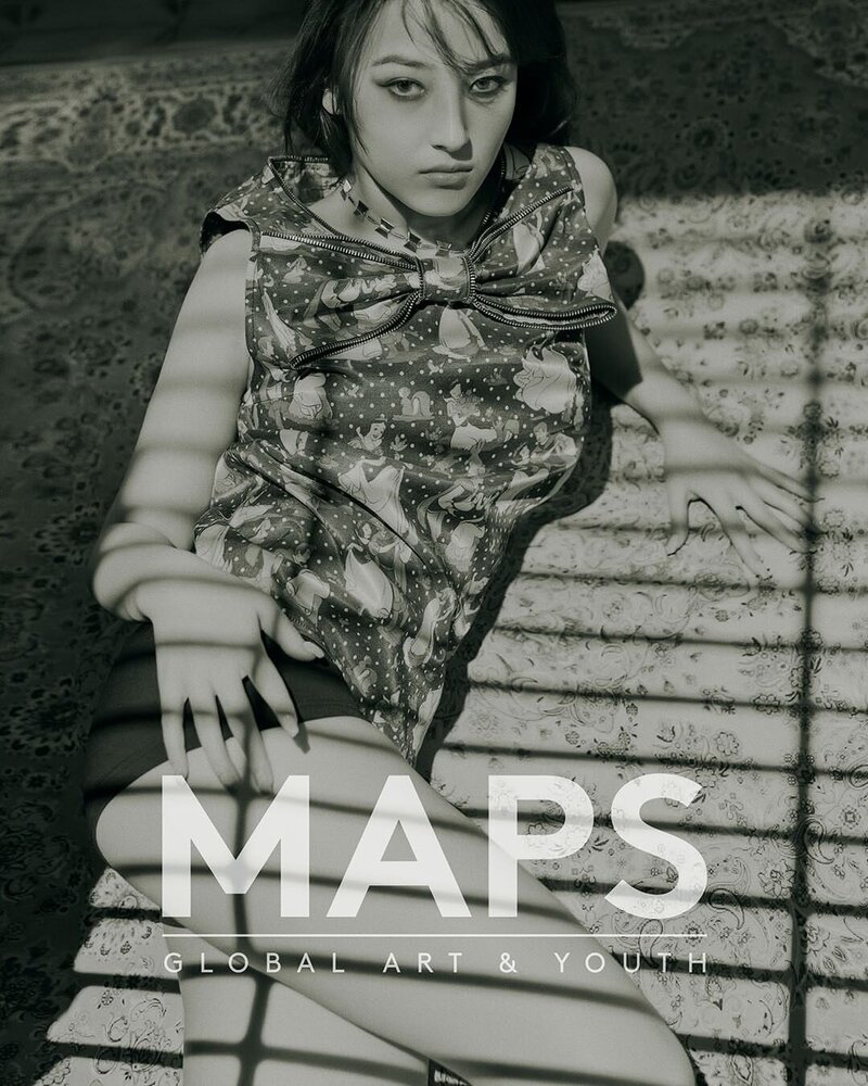 MOMOLAND's Nancy for MAPS Magazine October 2021 issue documents 8