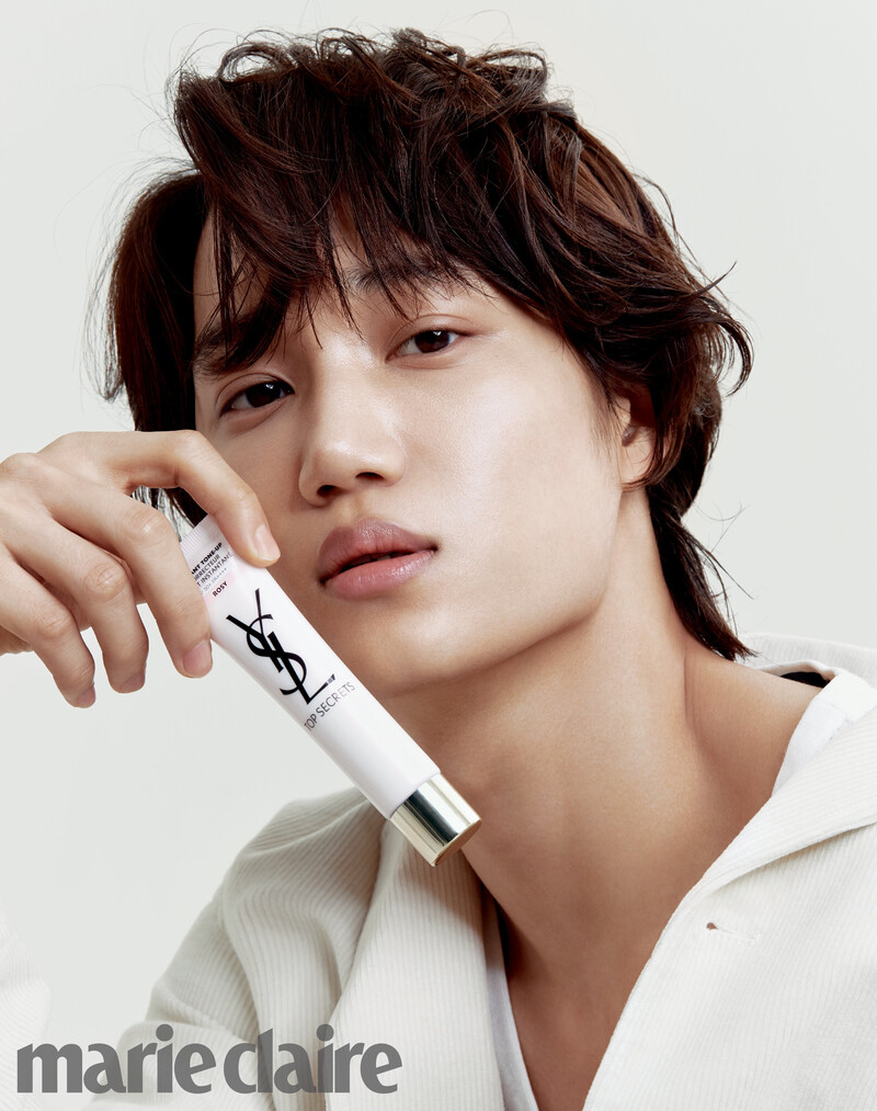 EXO KAI for MARIE CLARIE Korea x YSL BEAUTY ' TONE UP UV Cream' March Issue 2022 documents 1