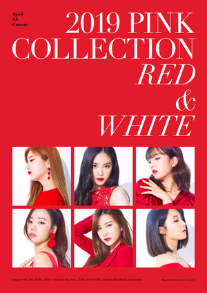 APINK 5th Concert - 2019 PINK COLLECTION : RED & WHITE - Posters & Behind