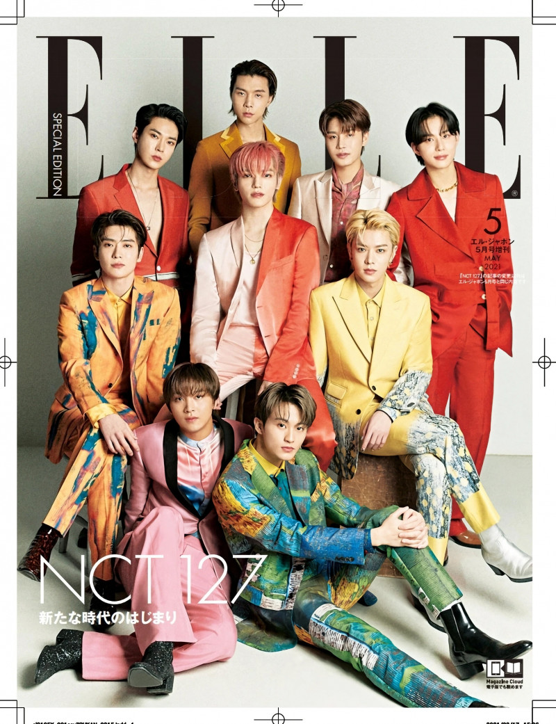 NCT 127 for Elle Japan 2021 May Special Edition documents 2