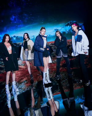 ITZY X ADIDAS photoshoot