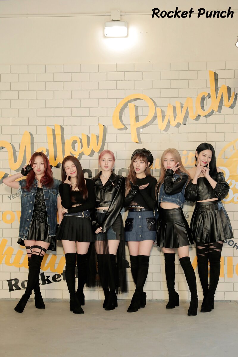 220222 Woollim Naver Post - Rocket Punch 'YELLOW PUNCH' Jacket Shoot Behind documents 1