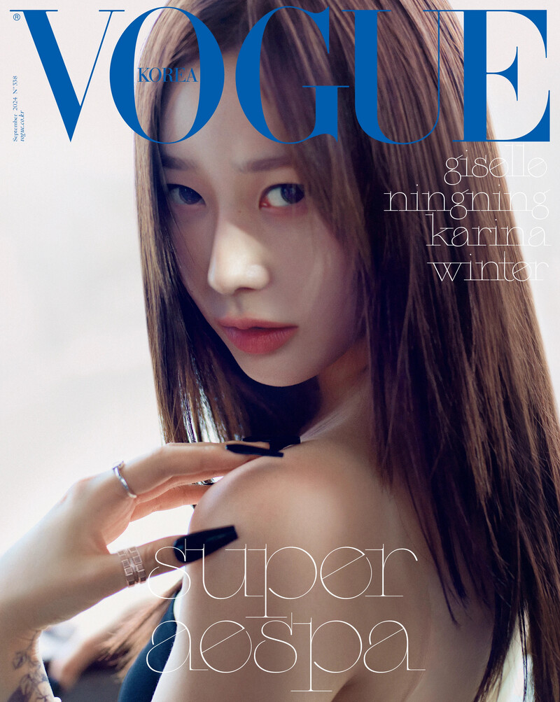 aespa for Vogue Korea September 2024 Issue documents 8