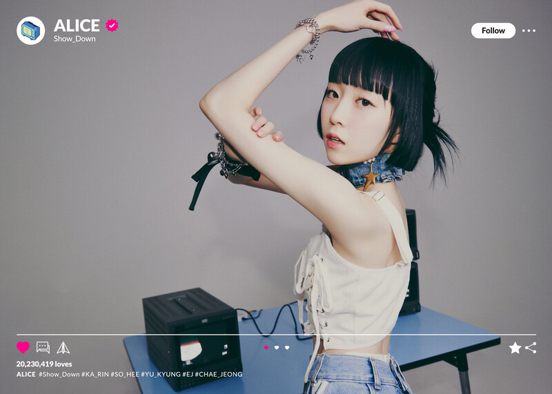 ALICE 2nd Single Album "SHOW DOWN"  CONCEPT PHOTO documents 16