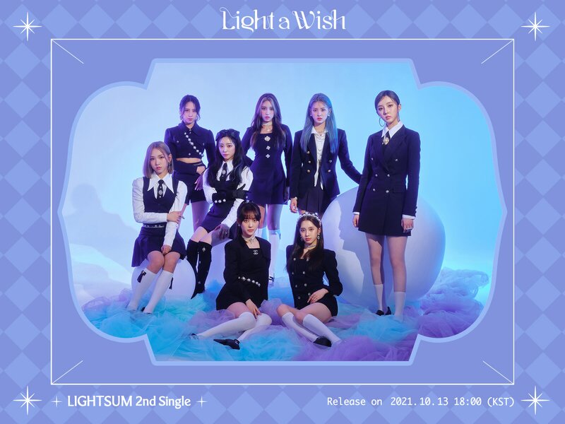 LIGHTSUM 2nd Single "Light a Wish" Concept Image documents 1