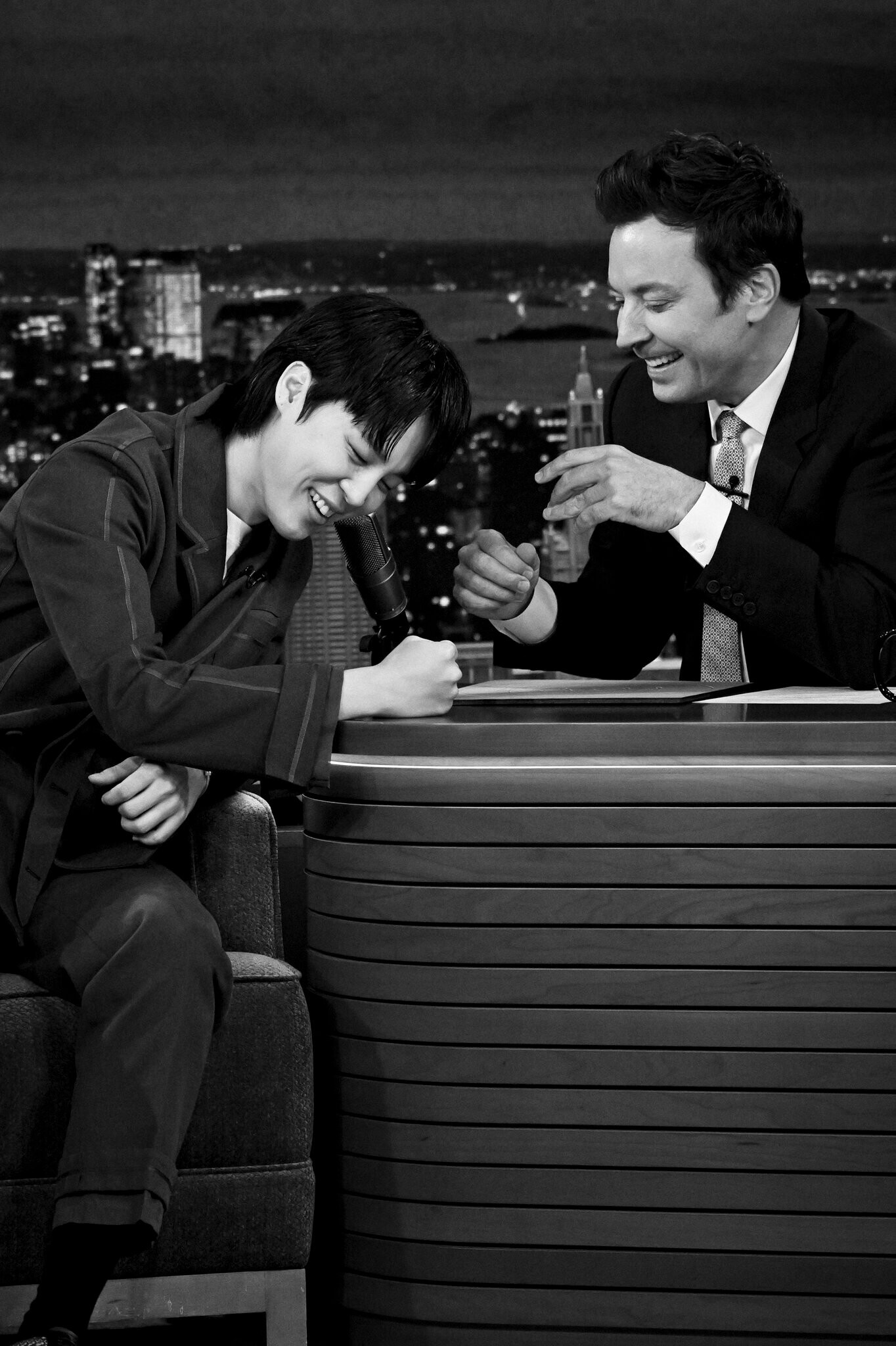 230324 JIMIN at THE TONIGHT SHOW STARRING JIMMY FALLON kpopping