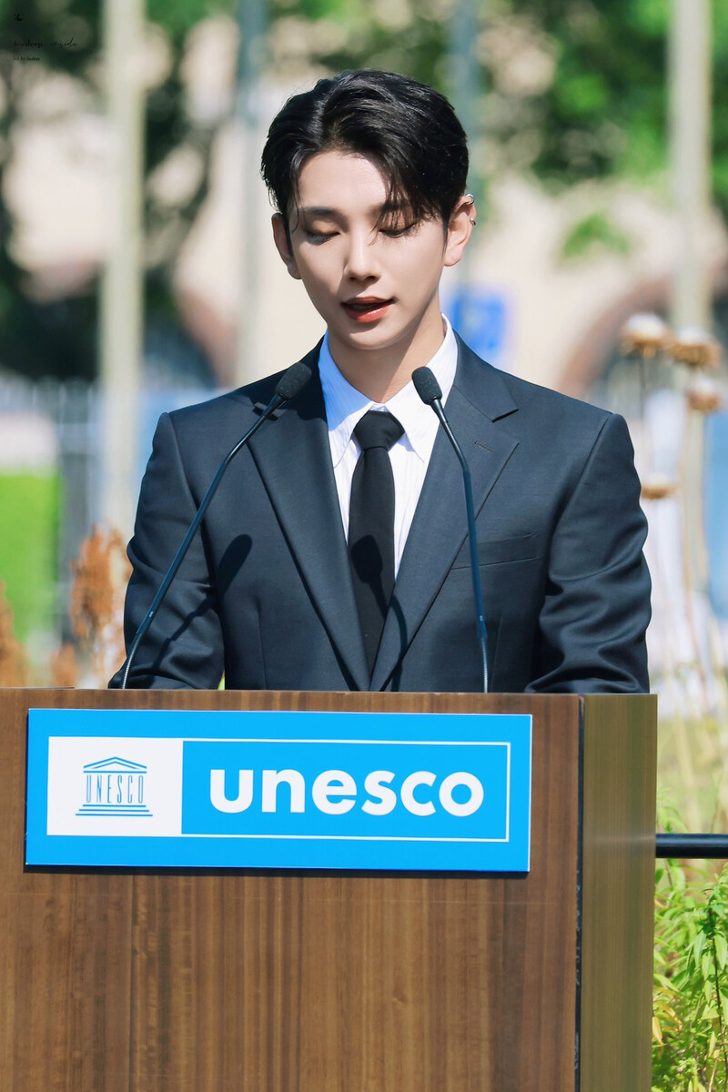 240626 SEVENTEEN Joshua - UNESCO Goodwill Ambassador for Youth Event documents 10