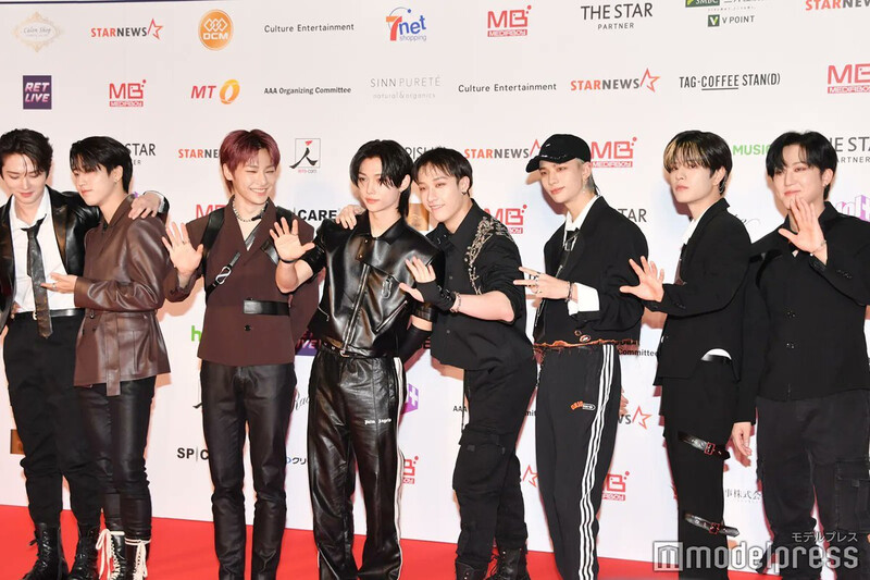 221213 Stray Kids at Asia Artist Awards 2022 Red Carpet documents 3