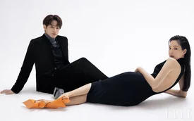 Son Naeun & Kim Bum for ELLE Korea Magazine February 2022 Issue