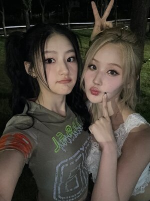 240611 - KISS OF LIFE Twitter Update with Belle and Haneul