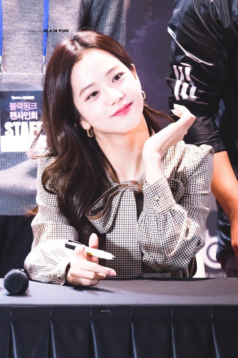 191012 BLACKPINK Jisoo - OLENS Fansign documents 8