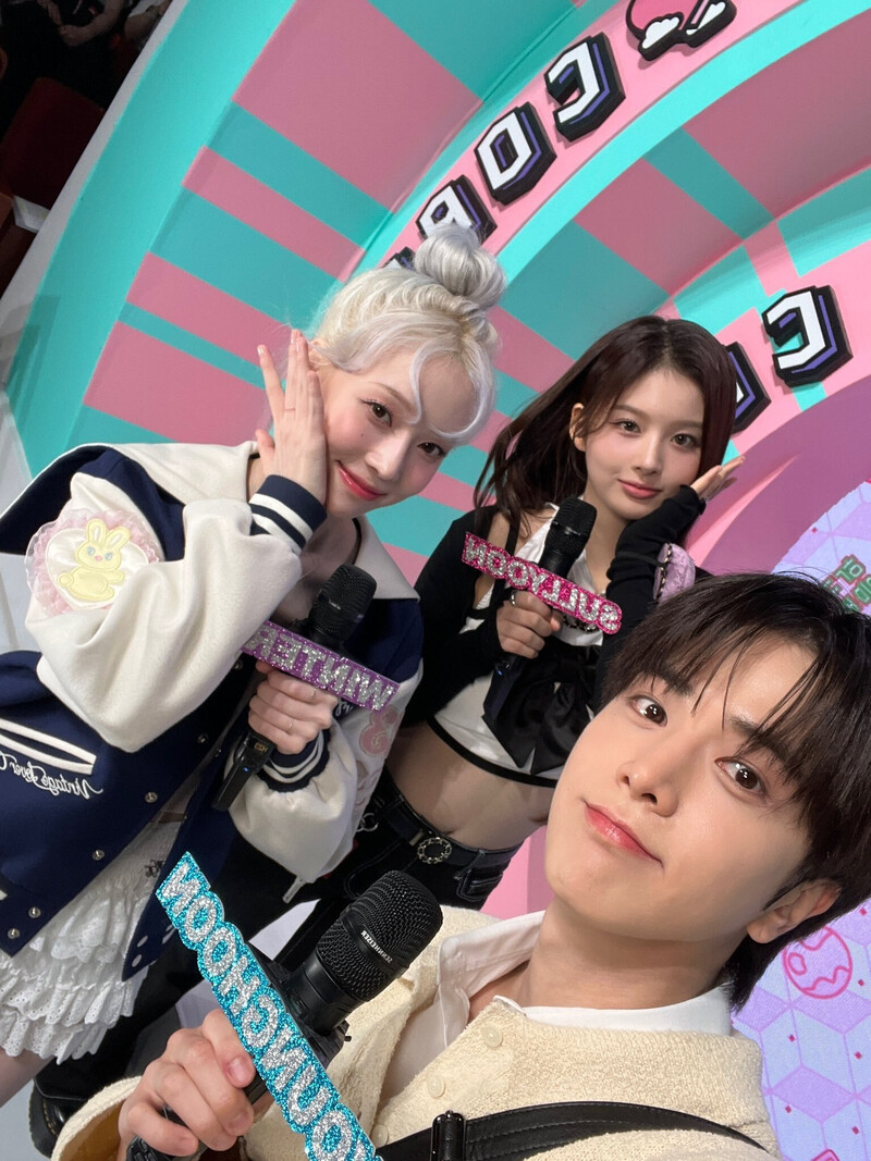 240602 - MBC Music Core Twitter Update with WINTER, Sullyoon n Younghoon documents 2