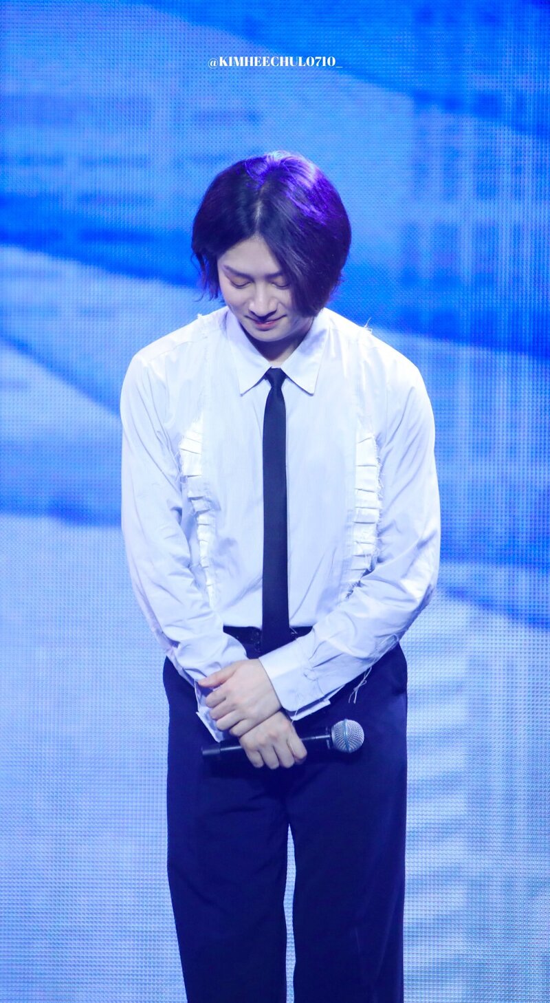 231104 SUPER JUNIOR Heechul at '1ts8lue' 18th Anniversary Fanmeeting documents 4