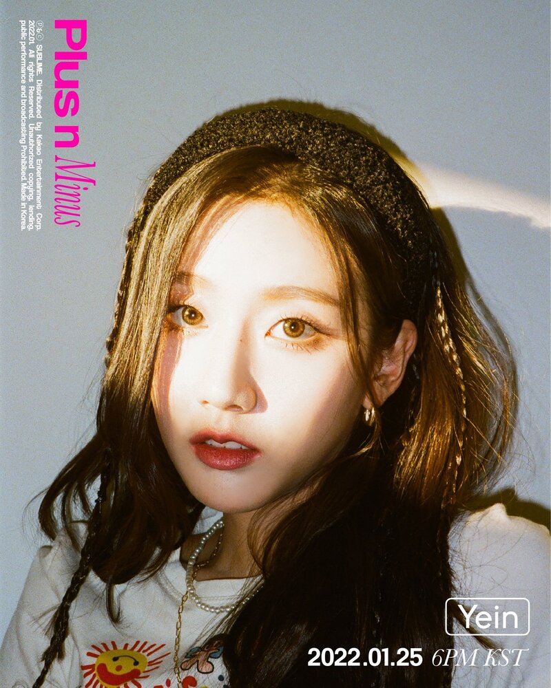 Yein - 'Plus n Minus' Concept Teasers | kpopping