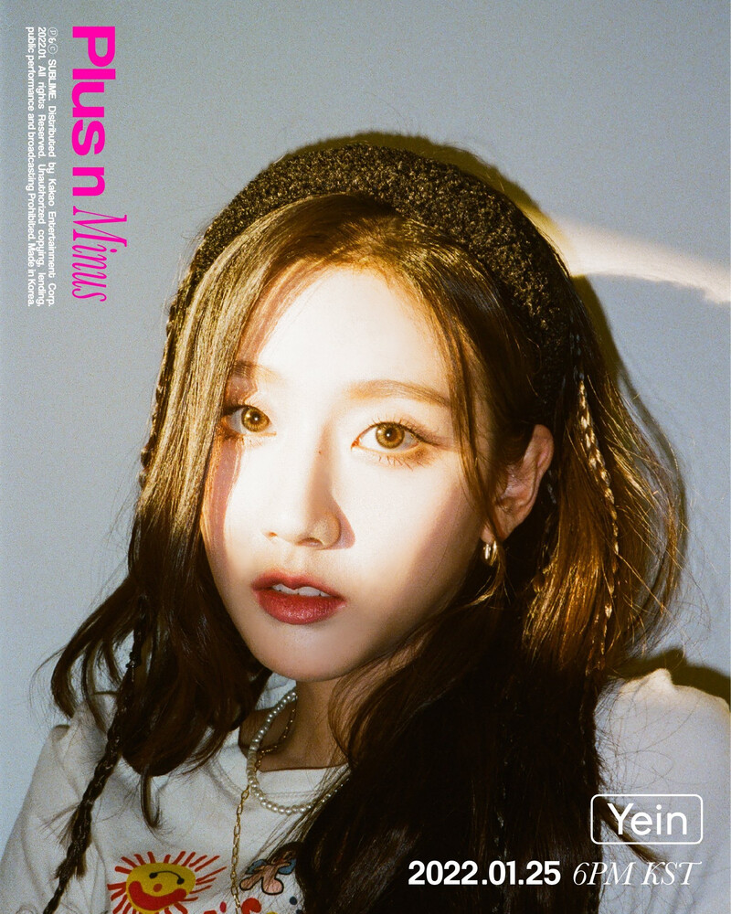 Yein - 'Plus n Minus' Concept Teasers | kpopping