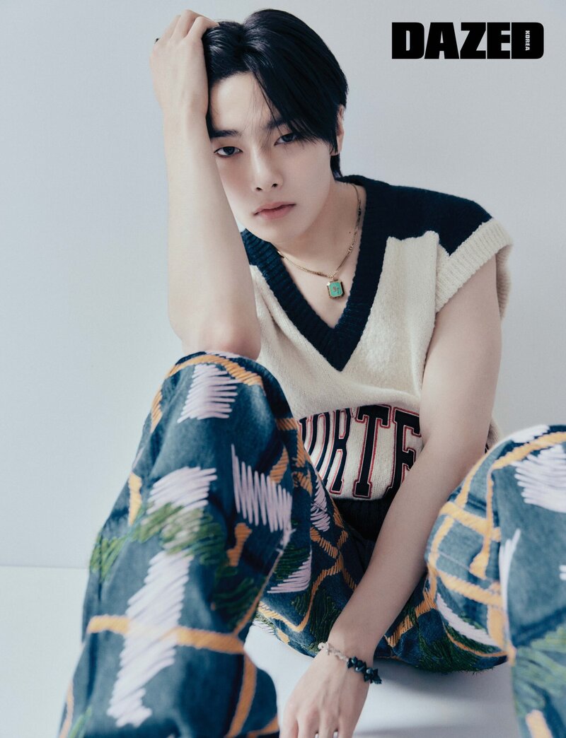Stray Kids Lee Know, Seungmin, I.N for Dazed Korea X DIOR | July 2023 Issue documents 3