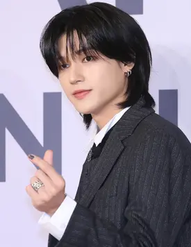 241114 Ateez Wooyoung at press conference for 11th mini album 'GOLDEN HOUR : Part.2'