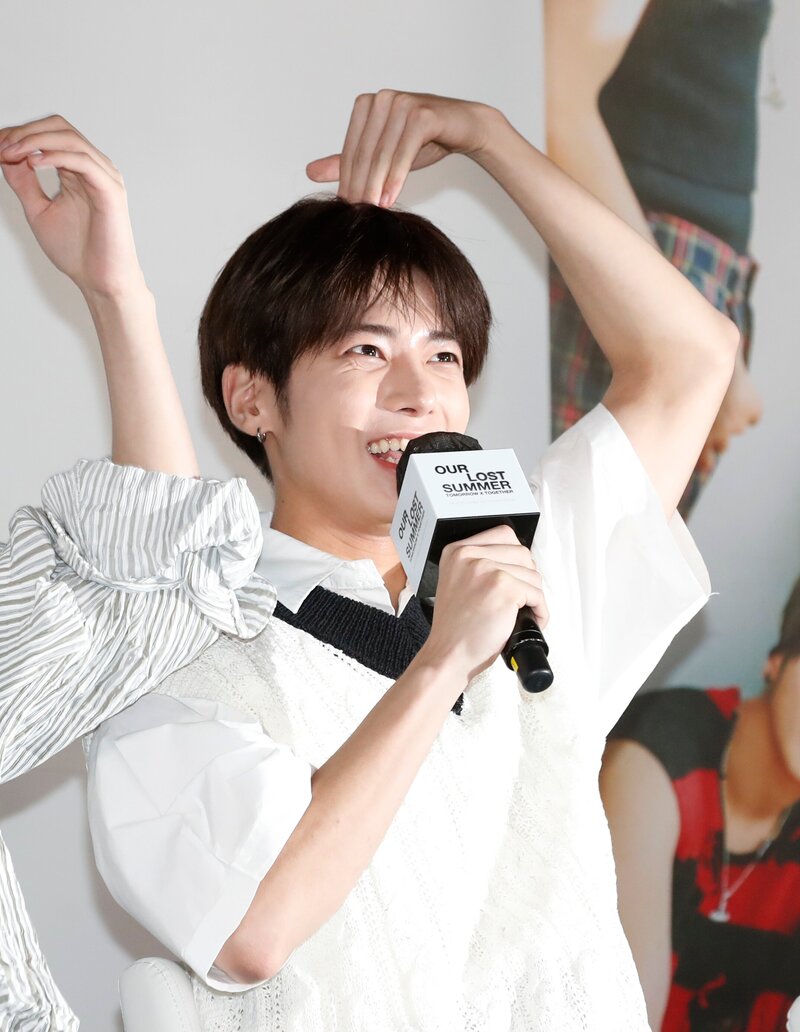 230726 TXT Taehyun at 'Tomorrow X Together: Our Lost Summer' Special Fan Premier documents 2