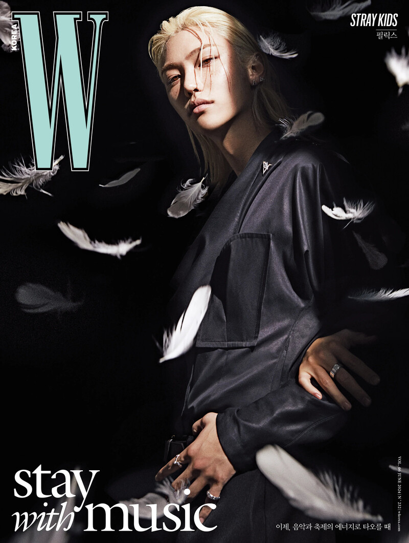 Stray Kids Felix x Louis Vuitton for W Korea Vol. 6 June 2024 Issue documents 11