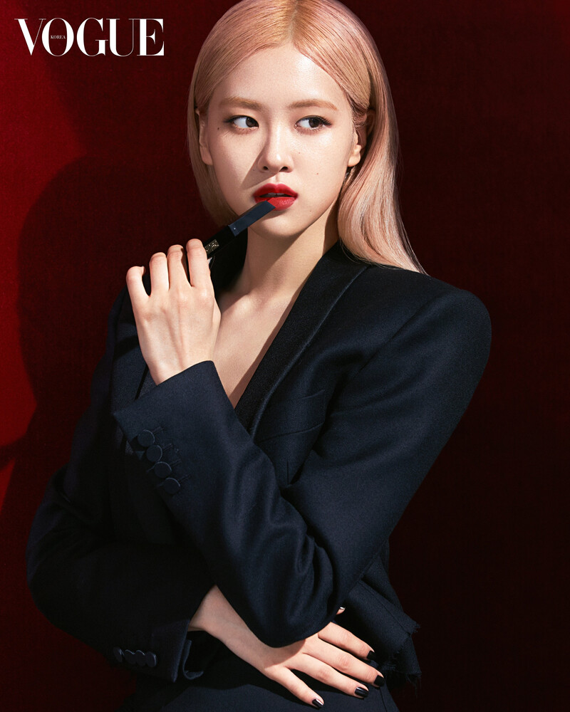 BLACKPINK's Rosé for Vogue Korea x YSL  'New Slim Velvet' Lipstick documents 1