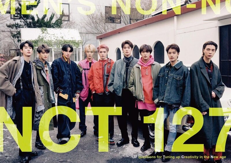 NCT 127 for Men's Non-no 2021 April Issue documents 12