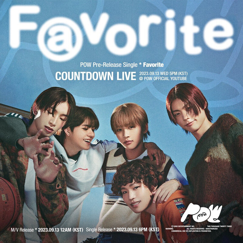 POW Pre-Release Single 'Favorite' documents 2