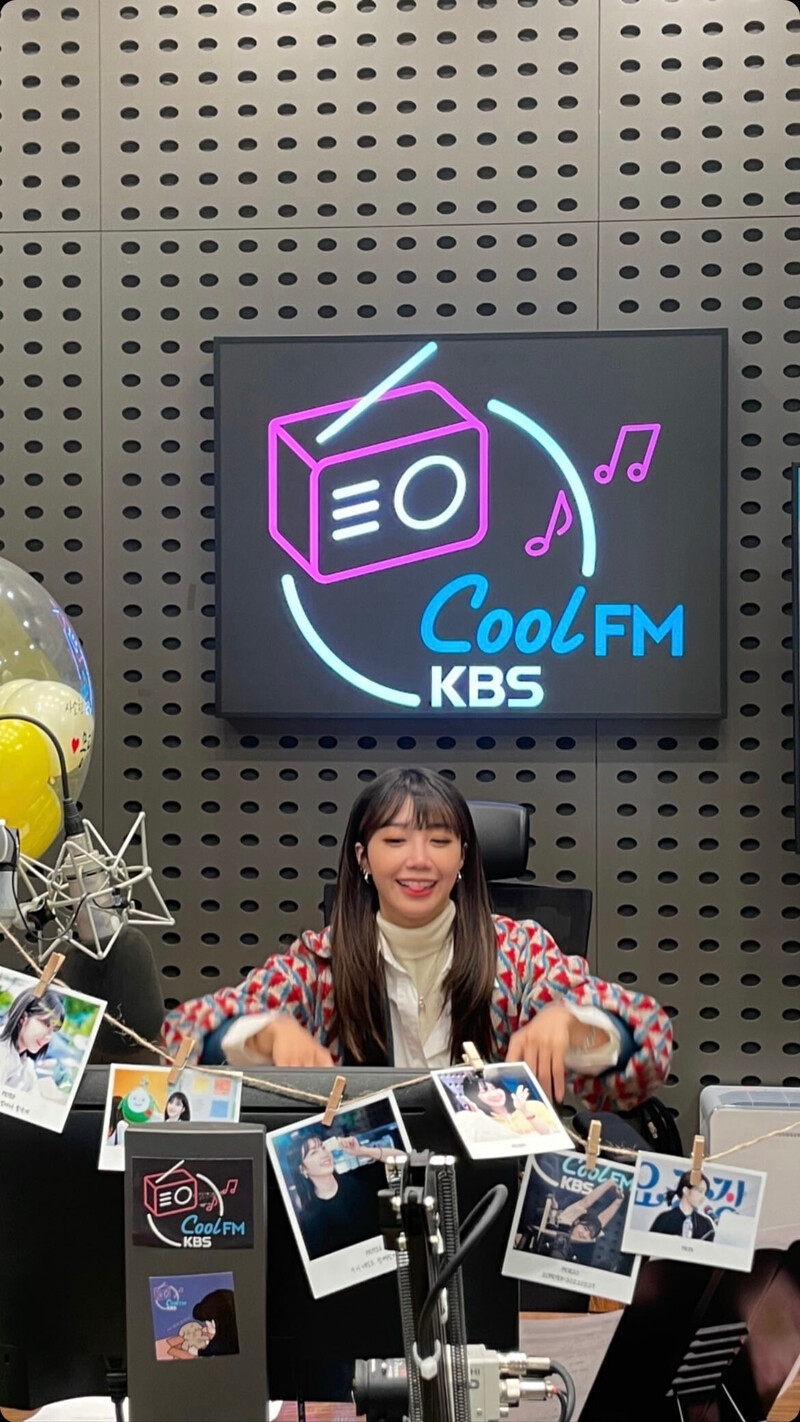 220225 Apink EUNJI instagram update - 'KBS Jung Eunji Gayo Plaza' Radio Show last day documents 1