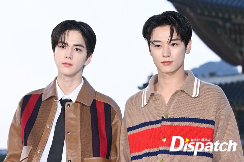230516 THE BOYZ Younghoon, Juyeon at Gucci 2024 Cruise Fashion Show documents 1
