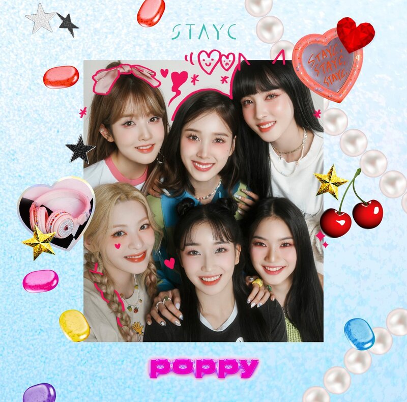 STAYC - Poppy 1st Japanese Single Album teasers documents 3