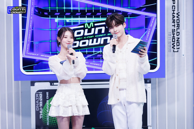 231116 MC Miyeon and Hanbin at M Countdown documents 7