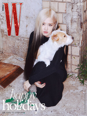 Rosé for W Korea December 2023 Issue