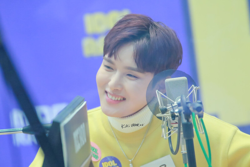 190108 Ryeowook at Idol Radio documents 1