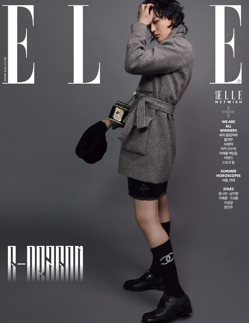 G-Dragon x Chanel for Elle Korea July 2024 Issue documents 4