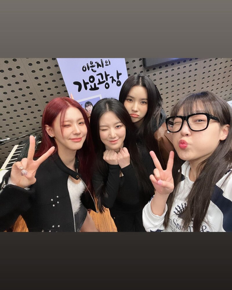 240130 - KBS Gayo Instagram Update with (G)I-DLE documents 4