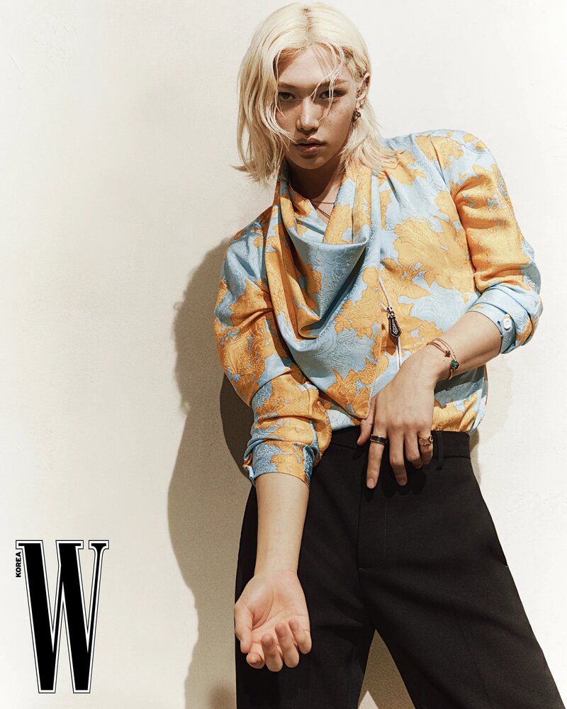 Stray Kids Felix x Louis Vuitton for W Korea Vol. 6 June 2024 Issue documents 2