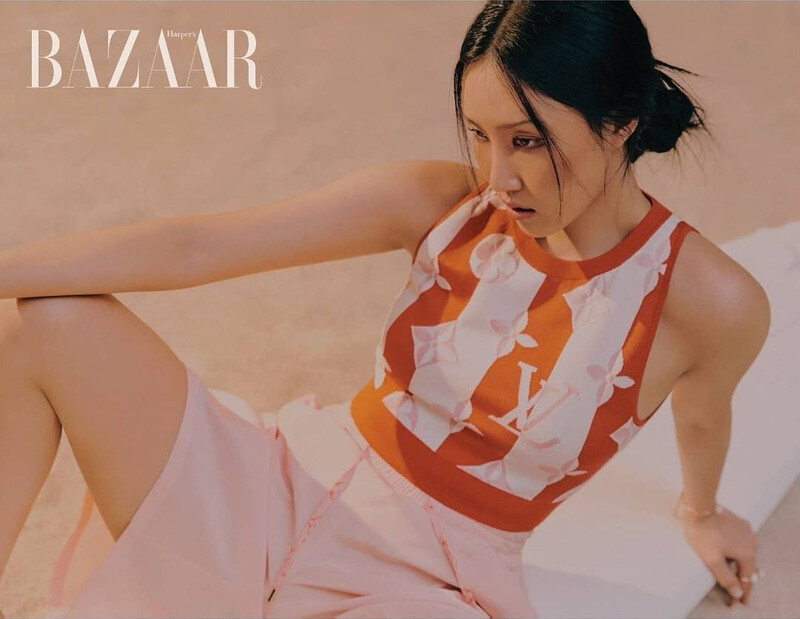 Hwa Sa X Louis Vuitton for  Harper's BAZAAR Korea April 2021 Issue documents 6