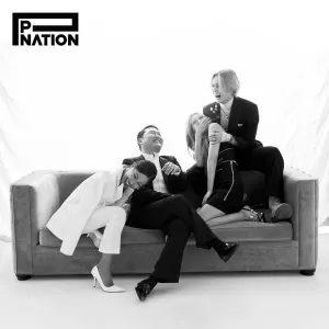 PSY, Jessi, HyunA & E'Dawn for P-Nation Family Photoshoot