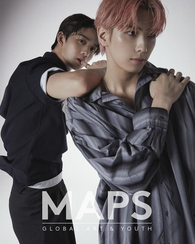 CIX Bae Jinyoung & Yonghee for MAPS OCTOBER Issue documents 1