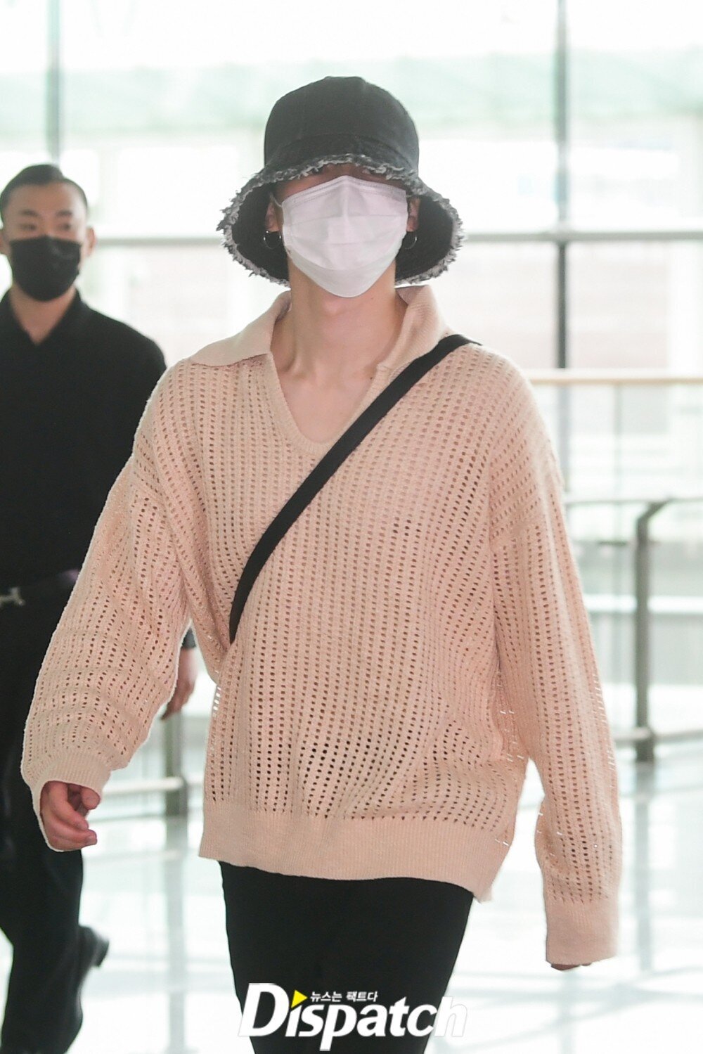 BTS's Jimin is spotted at the Incheon International Airport departing for  the U.S.
