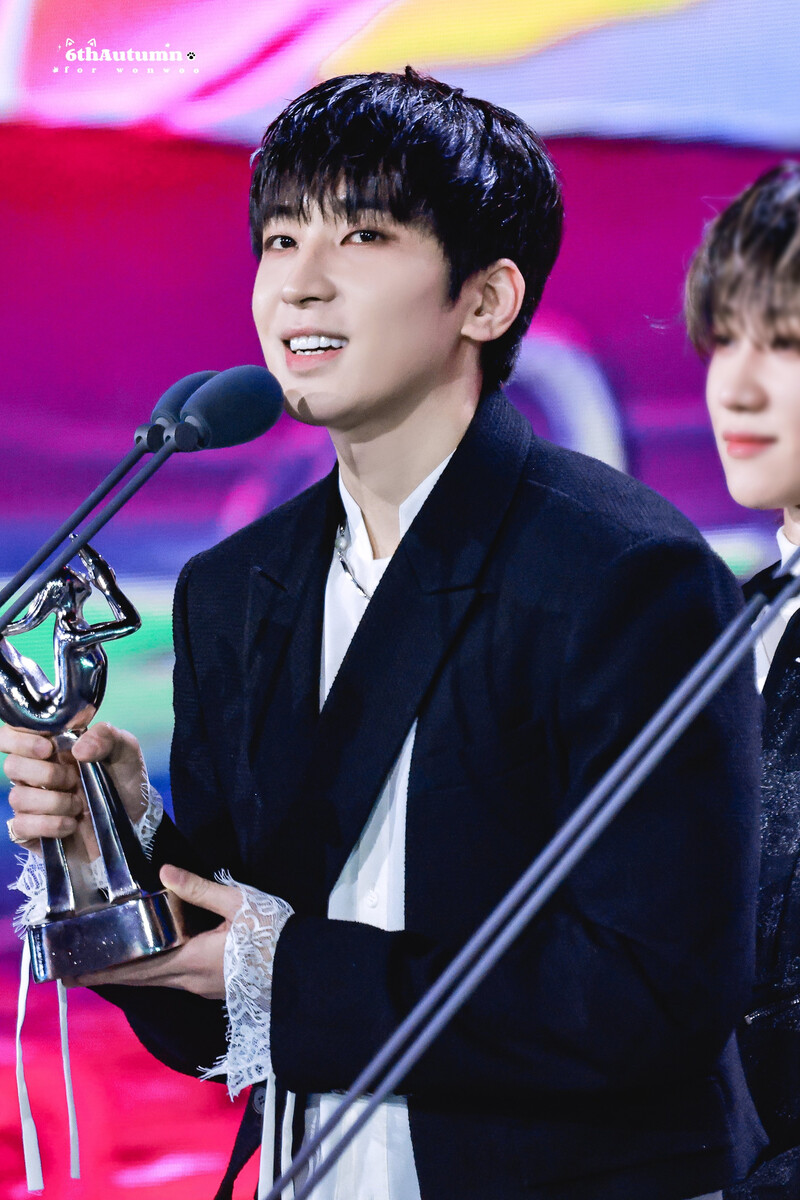 250105 SEVENTEEN Wonwoo at Golden Disc Awards 2025 documents 2