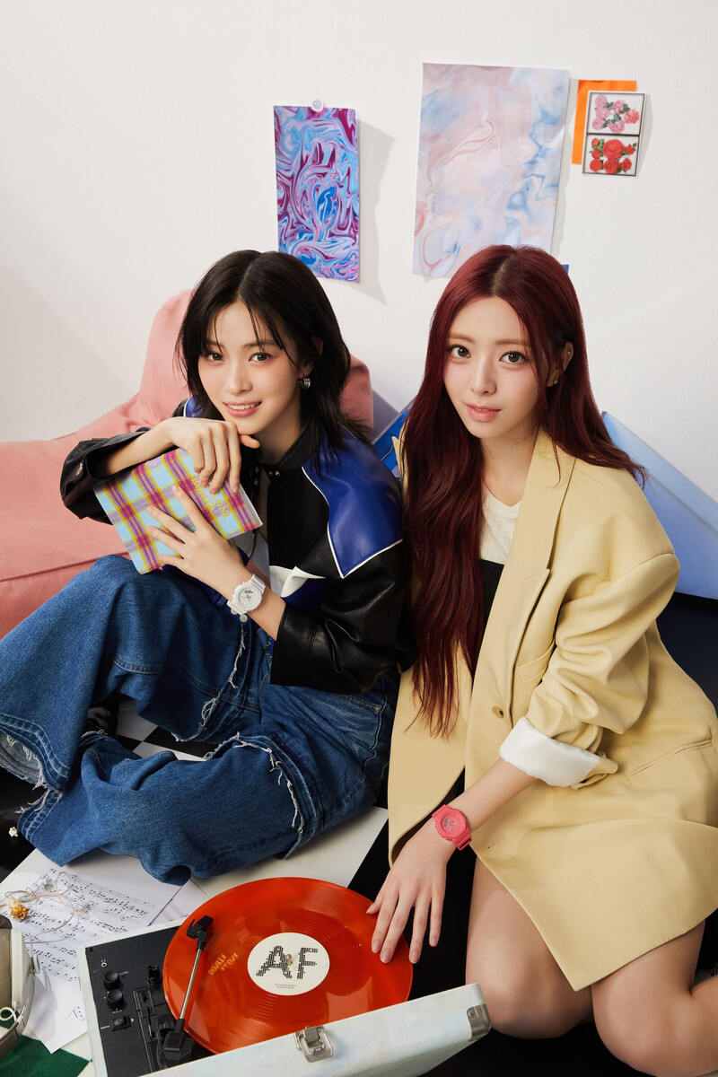 ITZY x G-Shock for ELLE Japan 2024 documents 4