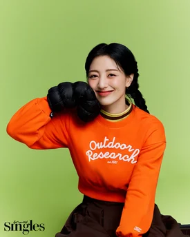 JIHYO x OUTDOOR RESEARCH for Singles Korea - December 2023 Issue