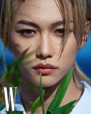 Stray Kids Felix for W Korea x KENZO Parfums June 2023 Issue