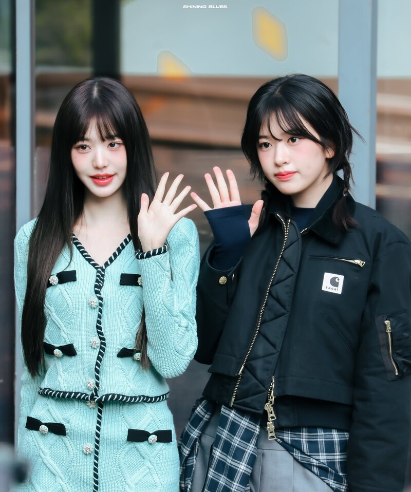 231027 IVE's Wonyoung and Yujin heading to Music Bank documents 1