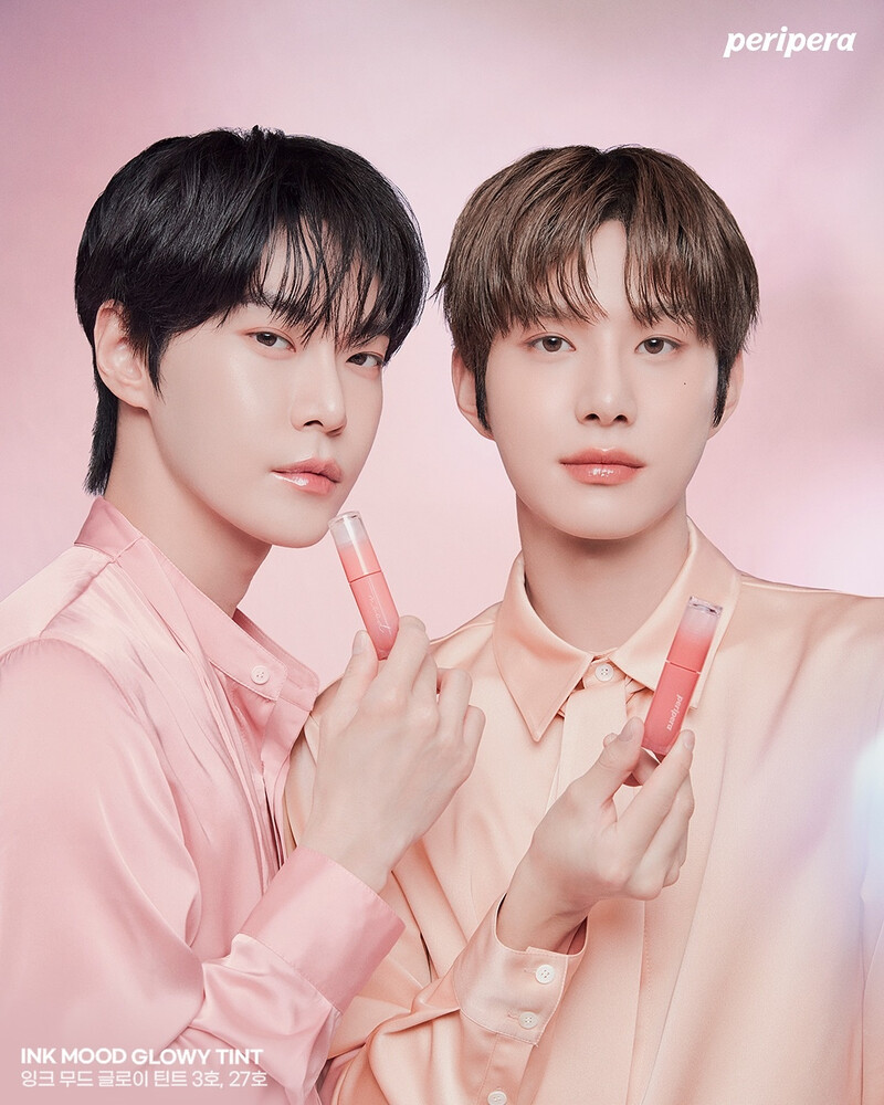 NCT Doyoung and Jungwoo for Peripera Ink Mood Glowy tint | December 2024 documents 1