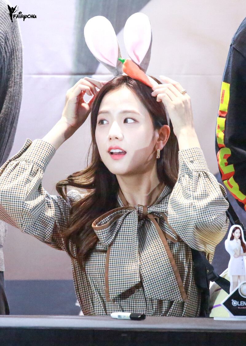 191012 BLACKPINK Jisoo - OLENS Fansign documents 1